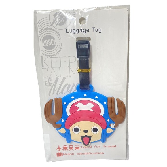 Luggage Tag Anime Menga One Piece Chopper Reindeer Luggage Tag New Travel Tag - Picture 1 of 3